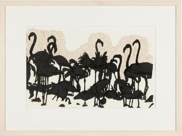 Liz Bachhuber (1953) - Flamingos, Antiek en Kunst, Kunst | Designobjecten