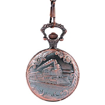 Fako - Zakhorloge - XXL - Locomotief - Ø 47mm - Antiek, Sieraden, Tassen en Uiterlijk, Horloges | Heren, Verzenden, Nieuw