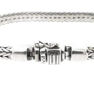 Zilveren Buddha to Buddha armband; Ellen XS (Schakelarmband), Sieraden, Tassen en Uiterlijk, Ophalen of Verzenden, Gebruikt, Overige kleuren