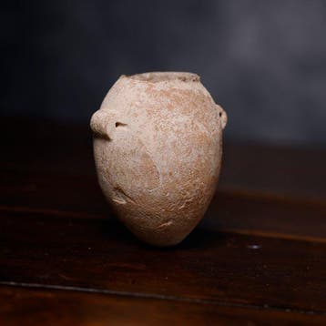 Oude Egypte, Nagada terracotta-vaas - 9 cm