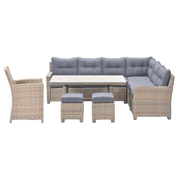 Garden Impressions Alaska lounge dining set 6-delig rechts -, Verzenden, Nieuw