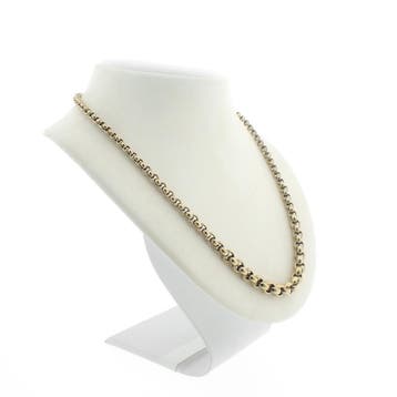 8 karaat jasseron schakelketting, Ophalen of Verzenden, Gebruikt, Geel, Goud