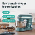 2dekans | KitchenBrothers Keukenrobot - Keukenrobot - 6,2L -, Ophalen of Verzenden, Zo goed als nieuw