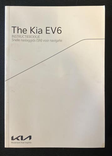 2023 Kia EV6 boordmap + instructieboekjes, Ophalen of Verzenden