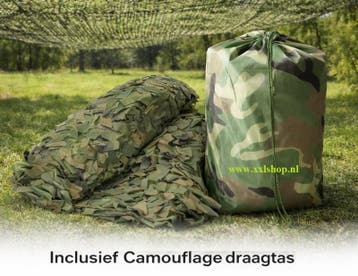 Camouflage net jungle leger groen schaduwdoek camo *3x4* JUN, Verzenden