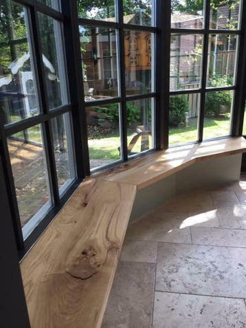 Rustiek eiken tafel tafelblad vensterbanken wandplanken, Ophalen, Nieuw, Eiken, Plank