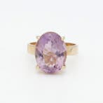 Ring - 14 karaat Geel goud Spinel, Sieraden, Tassen en Uiterlijk, Ringen, Nieuw