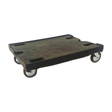 Kunststof dolly rolplateau 800x600x200 mm met dubbelwandig, Ophalen of Verzenden