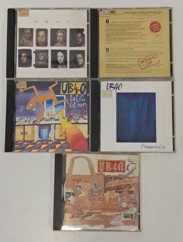 Verzameling van 5 UB40 CD's Collectie, Verzenden, Nieuw in verpakking