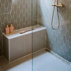 Wandtegel Cifre Cerámica Viena Mist Groen Glans 10x20, Doe-het-zelf en Verbouw, Tegels, Nieuw, 20 tot 40 cm, 10 m² of meer, Wandtegels