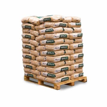 Pelfin houtpellets Wit (1050 kg) | ENplus A1 houtpellets |, Minder dan 3 m³, Verzenden