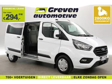 Ford Transit Custom 2.0 TDCI L2H1 | DC | 6 Zits | 2800kg, Euro 6, Wit, Nieuw, Ford