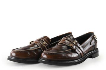 Stefano Lauran Loafers in maat 39 Bruin, Kleding | Dames, Schoenen, Bruin, Verzenden, Overige typen, Zo goed als nieuw