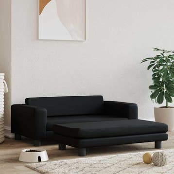 vidaXL Hondenmand met verlengstuk 100x50x30 cm kunstleer, Dieren en Toebehoren, Verzenden, Nieuw