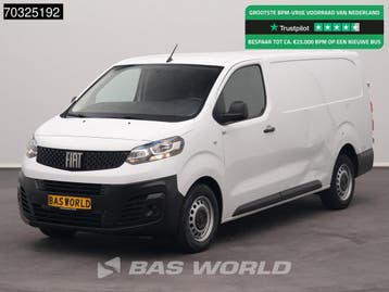 Fiat Scudo 145pk L3H1 Airco Cruise Parkeersensoren Euro6 L3, Stof, Gebruikt, Euro 6, Wit