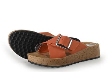Rohde Slippers in maat 38 Oranje, Kleding | Dames, Slippers, Overige kleuren, Verzenden, Rohde