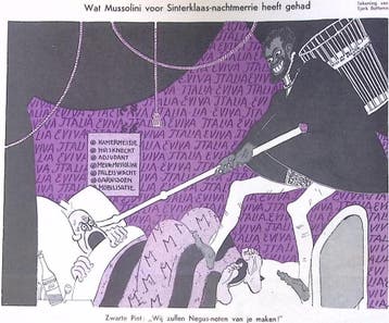 Wat Mussolini voor Sinterklaas-nachtmerrie heeft gehad, Verzenden