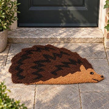 Landelijke egel deurmat - kokosvezel entree-mat met