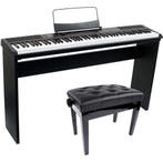 Fazley FSP-200-BK digitale piano zwart + onderstel +, Verzenden, Nieuw