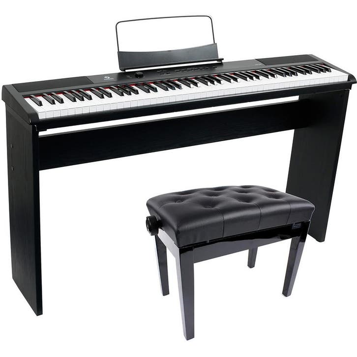 Fazley FSP-200-BK digitale piano zwart + onderstel +, Muziek en Instrumenten, Piano's, Verzenden