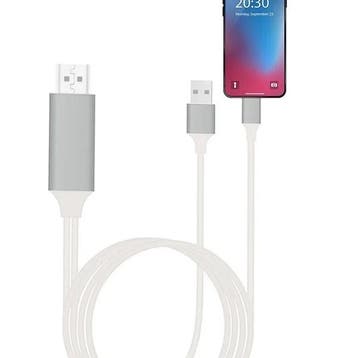 Lightning HDMI adapter — Zeer goed, Nieuw