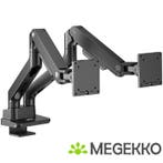 ACT Monitorarm max 35  office premium, gasveer, 2 monitoren, Verzenden, Nieuw, ACT