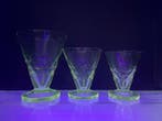 Doyen - Drinkservies (18) - Lido - Mangaanglas - Rode, Antiek en Kunst