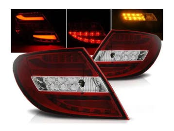 LED bar achterlichten Red White geschikt voor Mercedes W204, Verzenden, Nieuw, Mercedes-Benz