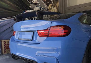 CarbonWorks Spoiler GT Style Carbon BMW 3-serie,4-serie, Achterklep, Nieuw, Ophalen of Verzenden, Achter