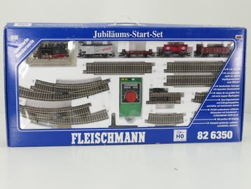 Schaal H0 Fleischmann 82 6350 startset 50 Jahre H0 1952-..., Gebruikt, Gelijkstroom, Fleischmann, Overige typen
