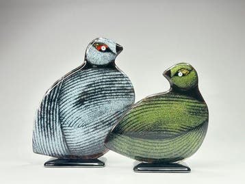 Studio Habrat - Beeldje - Partridge Pair (2) - fusie
