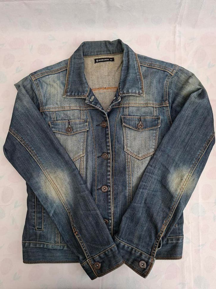 Silver Creek Spijkerjas, Kleding | Dames, Jassen | Zomer, Blauw, Zo goed als nieuw, Maat 42/44 (L)