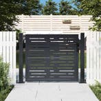 vidaXL Poort 100x100 cm met vierkant staal antracietkleurig, Tuin en Terras, Verzenden, Nieuw