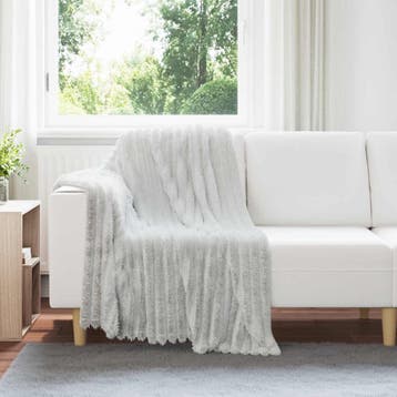 vidaXL Kleden 6 pcs Grijs 150 x 130 cm Fleece, Verzenden, Nieuw, Grijs