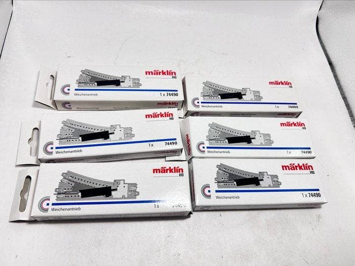 Märklin H0 - 74490 - Elektronica (6) - 6 wisselaandrijvingen, Hobby en Vrije tijd, Modeltreinen | H0