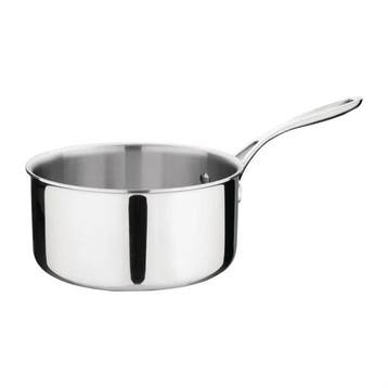 Vogue roestvrij staal & aluminium tri-wand steelpan 20 cm, Verzenden