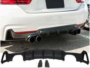 Performance Look 4 Uitlaten Diffuser BMW F32 F33 F36 B3242, Nieuw, Achter, BMW