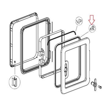 Dometic SK5 Afdichtrubber Serviceluik 3mtr, Caravans en Kamperen, Camper-accessoires, Ophalen of Verzenden, Nieuw