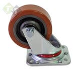 Zwenkwiel Zwaar 100 MM - Polyurethaan Wiel - 325 KG - Transp, Ophalen of Verzenden, Nieuw
