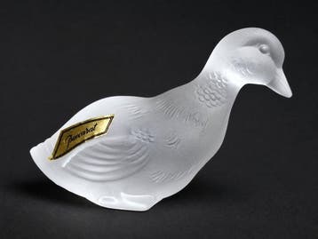 Baccarat - Figuur - Petit canard / Caneton - Kristal, Antiek en Kunst