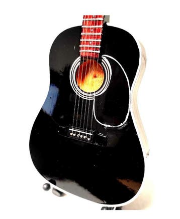 Miniatuur replica Martin gitaar - Dave Grohl - Foo Fighters, Ophalen of Verzenden, Nieuw, Pop, Beeldje of Miniatuur