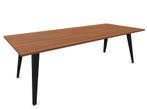 Cube Design Spider tafel, 160-300x100cm, stalen onderstel, Overige plaatsen, Ophalen of Verzenden, Nieuw in verpakking, Stoel