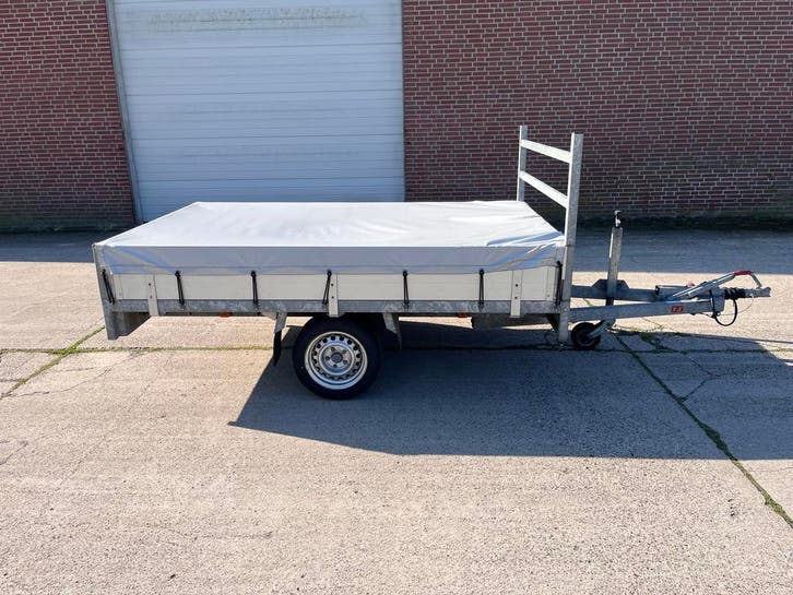 Anssems Geremde bakwagen 1300 kg | Direct inzetbaar, Auto diversen, Aanhangers en Bagagewagens, Gebruikt