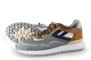 Floris van Bommel Sneakers in maat 42½ Blauw, Kleding | Heren, Floris van Bommel, Sneakers of Gympen, Gedragen, Verzenden