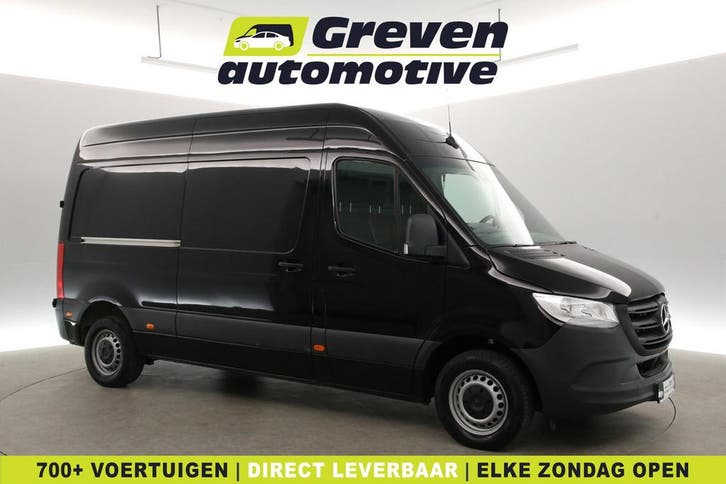 Mercedes-Benz Sprinter 314 CDI 143PK L2H2  Airco  Camera, Auto's, Bestelauto's, Te koop, Handgeschakeld, Diesel, Zwart, Mercedes-Benz