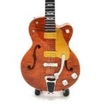 Miniatuur replica Gretsch G6120 gitaar - Brian Setzer, Ophalen of Verzenden, Nieuw, Pop, Beeldje of Miniatuur