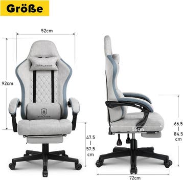 Ergonomische Bureaustoel -  Office Chair - Gamestoel - Volwa, Verzenden, Zo goed als nieuw