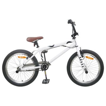 vidaXL BMX Fiets 20 Inch voor boven de 9 jaar Wit, Verzenden, Nieuw