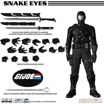 Mezco - One:12 Collective - G.I. Joe - Snake Eyes (Deluxe, Verzenden, Nieuw
