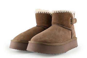 Manfield Snowboots in maat 36 Cognac, Overige kleuren, Verzenden, Snowboots, Zo goed als nieuw